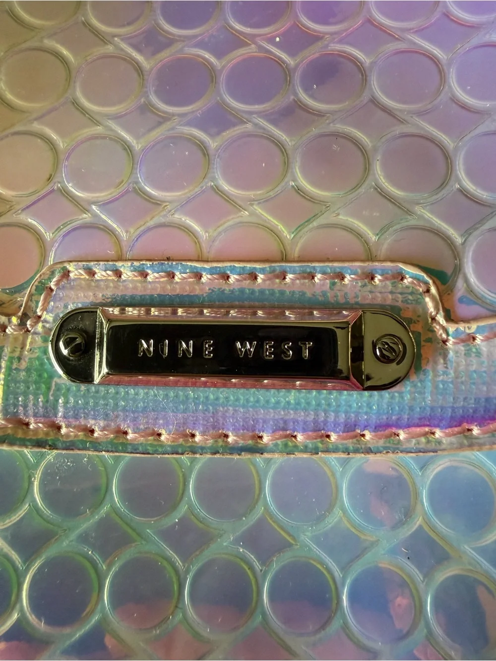 Nine West Iridescent Holographic Purse - Picture 2 of 4